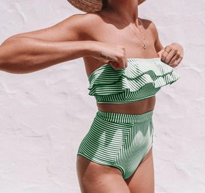 2024 Bikinis Set Traje de baño de bikini de diseñador de lujo de una pieza Impresión conectada con soporte de acero en forma de VU profundo Mujer de playa Diseñador de bikini de triángulo de una pieza