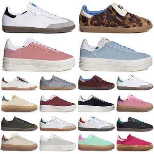 2024 Bold Chaussures Femmes de créateurs pour femmes Pink Glow Platform Shoe White Gum Og Footwear blanc vert intérieur en daim femme Femmes extérieures Sports Trainers 36-45