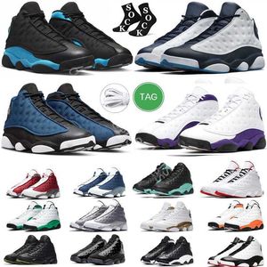 2024 Casual Black Cat Flint Basketball Chaussures Black University French Blue Hommes Femmes Bred Navy Court Purple Playoff Red Flint Del Sol He Got Game