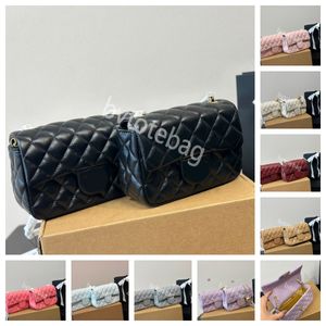 2024 CH TWEED Fashion Classic Double rabat Sacs Matelasse Chain Cross Body Boder Famous Luxury Classic Classic Designer Quilted Purse Channelbags Spvenbag