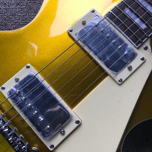 Guitare électrique Standard fabriquée en chine, boutique personnalisée 2024, protection des médiators, touche en palissandre, matériel chromé, livraison gratuite