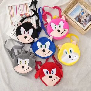 2024 Mignon petit sac jouet pour enfants Sonic peluche animal câlin oreiller dessin animé film personnage principal peluche jouet soin animal vacances cadeau créatif