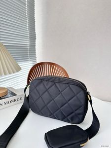 Bolso de diseñador para mujer, bolso de tela Oxford para cámara, bolso grande de hombro con forma de diamante, cruzado, impermeable de nailon, 2024