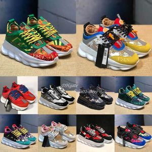 2024 Designer Casual Shoes Top Quality Reaction Wild Jewels Chain Link Trainer Sneakers EUR 36-45