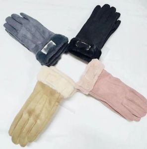 2024 Guantes de diseñador Hombres Mujeres Guantes de invierno Cinco dedos Glove Free Cashmere Gants Motion Guantes de alta calidad Guantes impermeables tibios