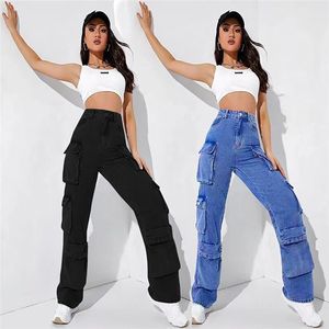 2024 Jeans de diseñador para mujeres Blue Blue High Winist Plus Size 3xl Denim Palacetines Vintage Straignt pantalones Startwear Bulk Al por mayor ropa 10470