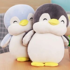 2024 Dorimytrader doux gros souriant Animal pingouin en peluche gros dessin animé pingouins Anime oreiller poupée pour bébé cadeau 24 pouces 60 cm