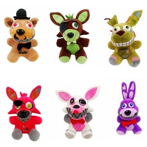 2024 Fábrica al por mayor 35 estilos FNAF oso conejo zorro pato juguetes de peluche animación cine y televisión juegos periféricos animales muñecas regalos para niños