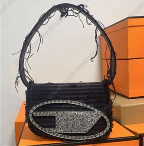 2024 Designer de mode 1DR Sac Cross Body Sacs à bandoulière avec cristal embelli Cosmétique Totes Sacs à main pour femmes Hobo Portefeuilles Diamant Sacs à main