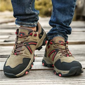 2024 Mode Luxe Hommes Chaussures de randonnée En plein air Marche Jogging Trekking Bottes Escalade Sport Mâle Baskets imperméables Athlétique Antidérapant Randonnée 39-45