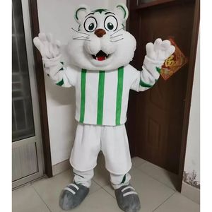 2024 Halloween Taille adulte Tiger Mascot Costume Custom Carnival Adults Taille Furry Cost Halloween Carnival Birthday Party Robe