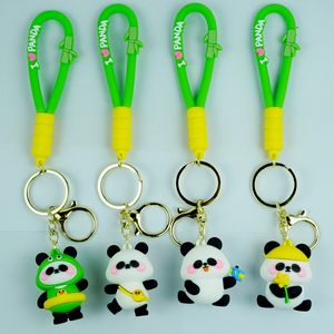 2024 Vente chaude en gros mignon et créatif Panda sac à dos de voyage pendentif porte-clés pendentif cartable décoration cadeaux pour enfants amis