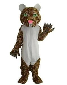 2024 LEOPARD MASCOT CATUROS Halloween Fancy Party Dress Cartoon Personaje Carnaval de Navidad Pascua de Pascua Traje de vestuario