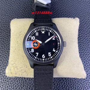 2024 M+ Factory Mens Watch V3 Actualización de Zirconia Case de cerámica Fluorine Vela de goma tejida con espejo de zafiro impermeable