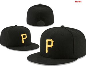 2024 Pirates de baseball masculin Pirates Fitted Hats Classic World World Series Hip Hop Sport Sox Full Fermed La Ny Caps Chapeau 1995 Stitch Heart 