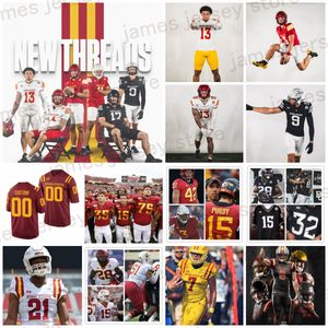 2024 MENS MENSE NOUVEAU STYLE Custom Iowa State Cyclones Football Jersey Deylin Hasert Brendan Black Beau Freyler Jack Sadowsky v Gabe Burkle Ta'shawn James Cam Smith T.J.Tampa