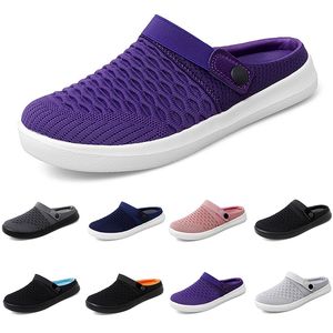 2024 Mesh Slippers Cushion Slip-On Femmes Chaussures de marche Black Pink Gai Platage de plate-forme Courne Femelle Sneaker Taille 36-45