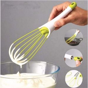 2024 Multifonctionnel Rotary Manual Beft Beater Bater Basker Mini Plastic Kitchen Egg Witch Tool Tool Agitator Agitator Silicone Éco-Friendly Sure, ici