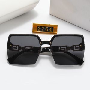 2024 Nouvelles lunettes de soleil mode Femmes Men de marque Brand Gradiesnts de créateur Lens Alloy PC Frame de luxe à chaud qualité qualité Leopard Gift WW