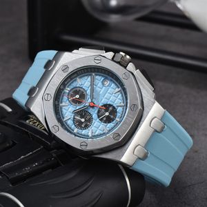 2024 New Luxury Moissanite Watch Date AP Watches All Dial Work Quartz Watch Chronograph Clock watch A18