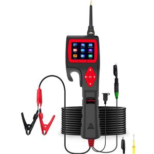 2024 Le plus récent kit de sonde de circuit d'alimentation P200 avec multimètre, test de relais, testeur d'injecteur de carburant, Oscilloscope d'activation du composant - Testeur de circuit automobile avec en ligne