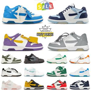 2024 Out Of Office Designer Chaussures Chaussures Couleur Mixte Lacets Plat Hommes Blanc Rose Jaune Vert Ciel Bleu Hommes Femmes Baskets Taille 36-45