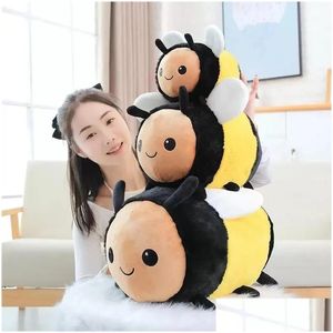 2024 Muñecas de peluche Pascua Muñeca de peluche Almohada Garten Educación temprana Juguetes educativos Big Bee Animal Regalo para niños Juguetes Regalos Animales de peluche DHBBL