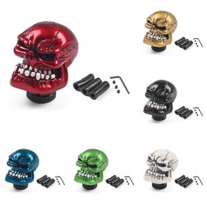 2024 Racing Skull Shape Head Shift Knob Accesorios para el automóvil Decoración Manual del automóvil Palanca de cambios Palanca de cambios Perilla de palanca de cambios Halloween