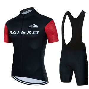 Maillot de cyclisme d'été pour hommes, ensemble respirant, rouge et noir, kits de vélo de Sport de course en équipe, vêtements de vélo courts V4, 2024