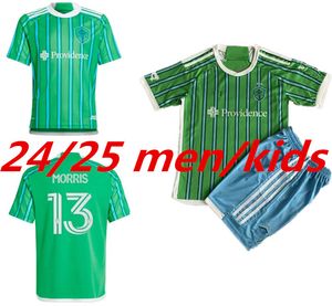 2024 Seattle Sounders Jerseys de fútbol Away 24 25 Jimi Hendrix Kit Roldan Ruidiaz Lodeiro Montero Morris Camisetas de Futbol Camisetas de fútbol Maillots Foot 999