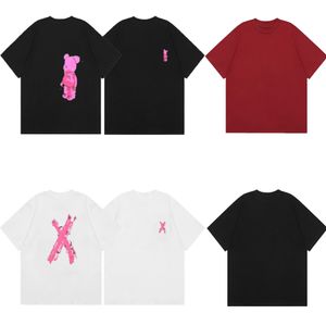 2024 Camiseta de diseñador para hombres de verano Pareja Camiseta con letras casuales Patrón suelto Impreso Manga corta Moda Hip Hop Ropa S-XL