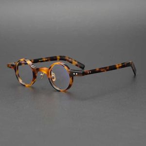 2024 Top Designers Designer de luxe masculin des lunettes de soleil pour femmes République à la main de la Chine Assiette ronde ronde avec myopie Spectacle Frame Men Fomes
