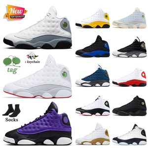 2024 Top Quality Jumpman 13 Chaussures de basket-ball 13s White Wolf Grey Purple Venom Wheat Black Flint Bred Hyper Royal Del Sol Starfish Navy Femmes Hommes Baskets Baskets