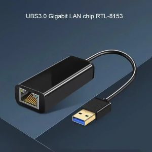 2024 USB 3.0 Adaptateur Ethernet Carte de réseau USB à RJ45 1000MBP