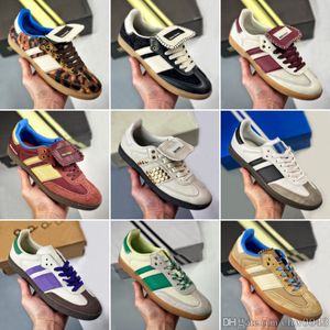 2024 Pays de Galles Bonner Mens Femme Plateforme Basse Casual Chaussures Contrôle de haute qualité Leopard Brown Fox Brown Pony Tonal Cream White Men Femmes Trainers Sneakers Taille 36-45