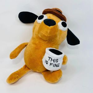 Chapeau en peluche chien mignon, jouet pour enfants, compagnon de jeu, cadeau de vacances, poupée, prix Hine, vente en gros, 2024