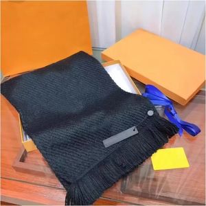 2024 Laine Écharpes Hiver De Luxe Cachemire Écharpe Hommes Femmes Haut De Gamme Designer Classique Surdimensionné Grande Lettre Motif Pashmina Châle Foulard Nouveau Cadeau Long Wraps