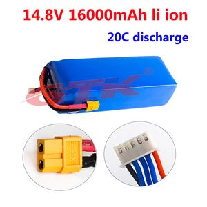 20C 320A haut débit 4S 14.8V 16000mAh pas 12v lithium li-po batterie pour modèle aérien avion voiture bateau FID marteau électrique