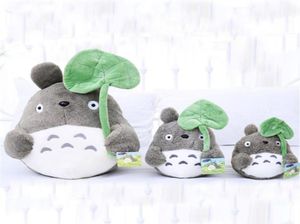 20 cm film de dessin animé doux TOTORO en peluche mignon en peluche feuille de Lotus Totoro enfants poupée jouets pour Fans5417381