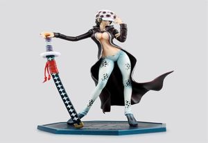 20cm One Piece Trafalgar Law Sexy Girlos Cos Death Surgeon Anime Figure PVC Collection modèle Toys for Christmas Gifts Doll MX20072727365043