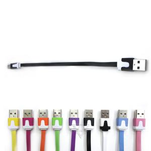 Téléphone 20cm Téléphone USB Sync Câble de charge Micro USB Câble Slim Flat Android Micro Micro USB Cordon