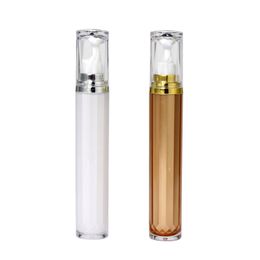 20 ml Rouleau de bouteille de crème pour les yeux en acrylique en forme de diamant sur l'essence divisée en bouteilles vides rouleau d'œil