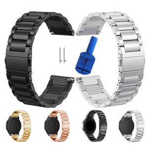 20mm 22mm Huami Amazfit Gtr Bip Strap pour Samsung Gear S3/s2 Sport Classic Huawei Gt 2 Active Gala Galaxy Watch 42mm 46 Band 40 H0915