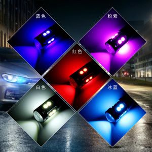 Ampoule LED T10 pour voiture, 20 pièces, W5W 3030 10smd 12v, feux de dégagement, style de voiture, lumière de plaque de signalisation de stationnement