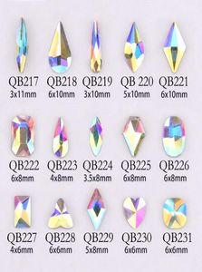 20pcs Crystals Nail Diamond Stone Strass Ab Glass Rhinaistones for 3D Nails Art Decorations Supplies Bijoux QB217246A4836559