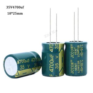 20pcs/lot 35V 4700UF high frequency low impedance aluminum electrolytic capacitor 4700uf 35v 18*25 20% 105C