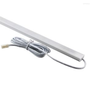 20pcs / lot Led Touch Sensor Light Cabinet Closet Bar Night Lamp 50cm DC 12V Blanc / Blanc chaud
