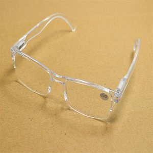 20Pcs lot New Retro Transparent Clear Ultra-light Reading Glasses Plastic Rimless Presbyopia For Women Men 228A
