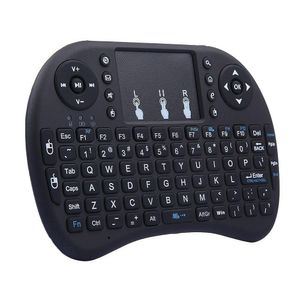 Mini I8 Keyboard Fly Air Mouse 2.4G USB Control remoto inalámbrico Touchpad para Android TV Box PC Proyector