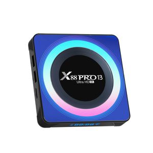 20 piezas X88 Pro 13 Android tv box Rockchip RK3528 4GB 64GB 32GB 2GB16GB reproductor multimedia 2,4G 5G Wifi6 BT4.0 100M 8K